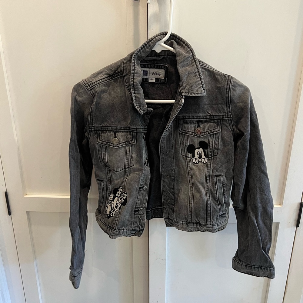 Gap kids Mickey and Minnie Jean jacket size XXL